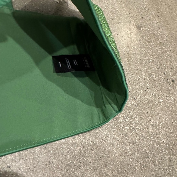 Finesse Green Crystal Bra Top Peridot Small Nué Studio Style Boxy Bralette Crop - Picture 5 of 6